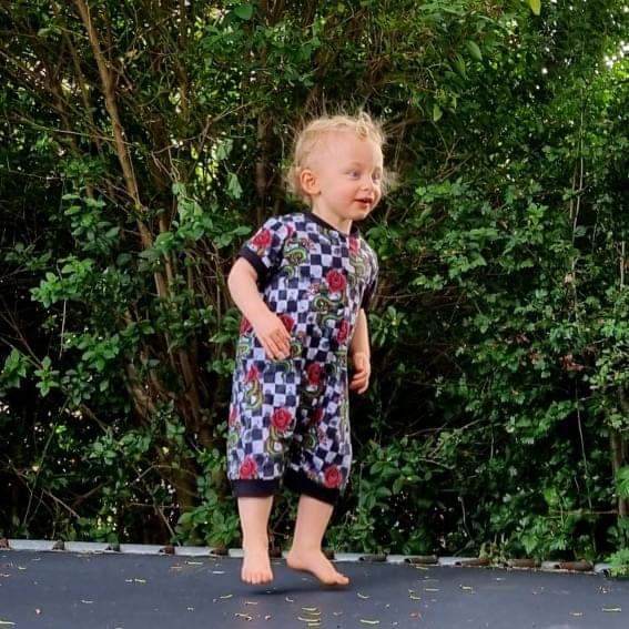 Summer Playsuit - All in stock fabrics