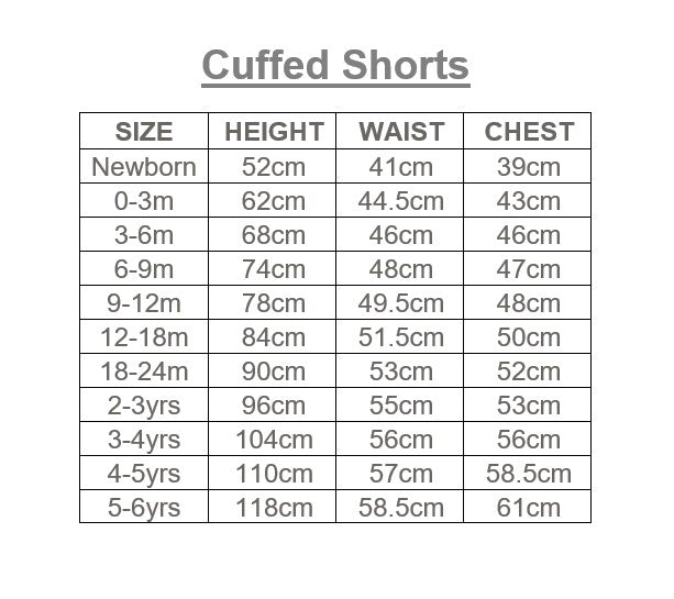 Cuffed Shorts - Sale