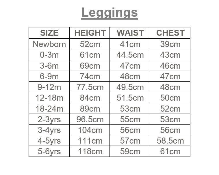 Premade 18-24m - Snow Cute Leggings